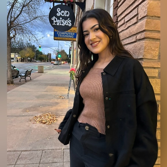 Black Suede Jacket NWT Size Small LAST ONE - Picture 4 of 7